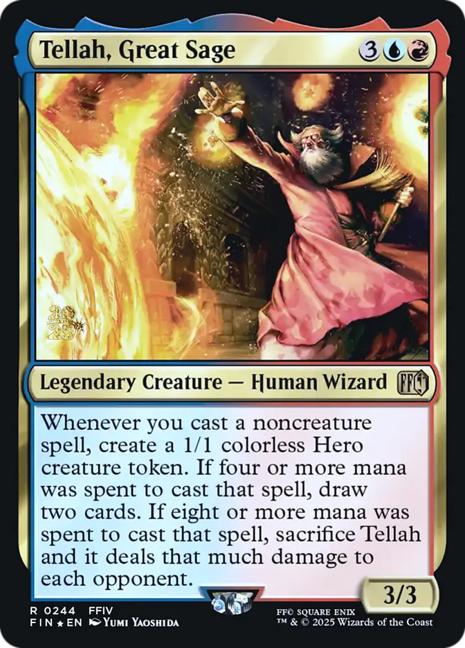 Tellah, Great Sage - Foil - Prerelease Promo