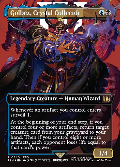 Golbez, Crystal Collector - Surge Foil