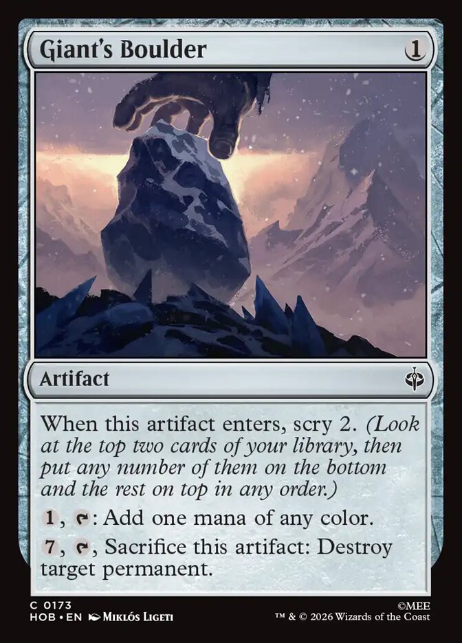 Giant's Boulder - Foil