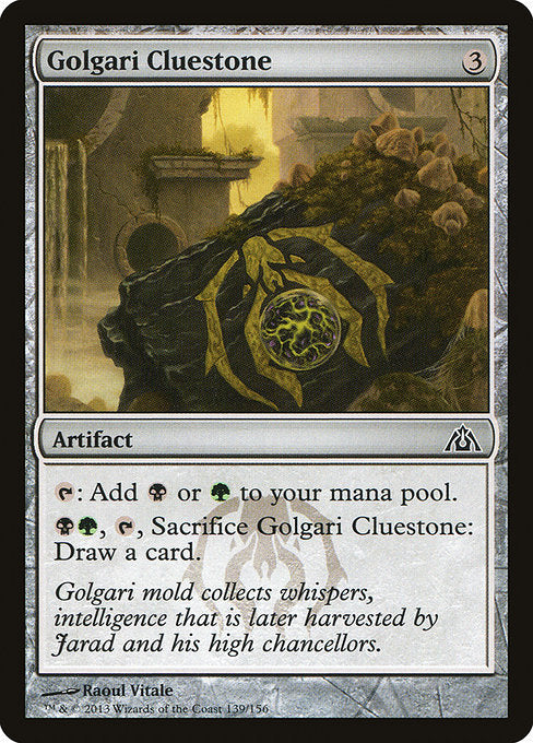 Golgari Cluestone - Foil