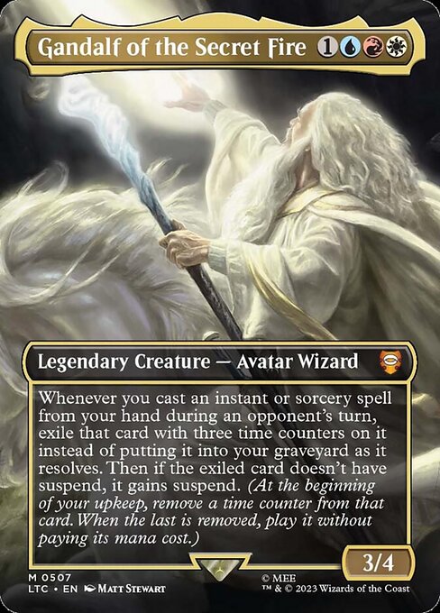 Gandalf of the Secret Fire - Foil