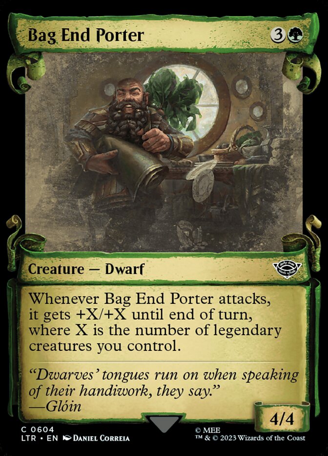 Bag End Porter - Silver Foil