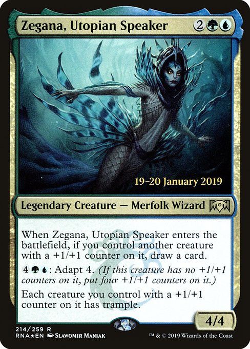 Zegana, Utopian Speaker - Foil - Prerelease Promo
