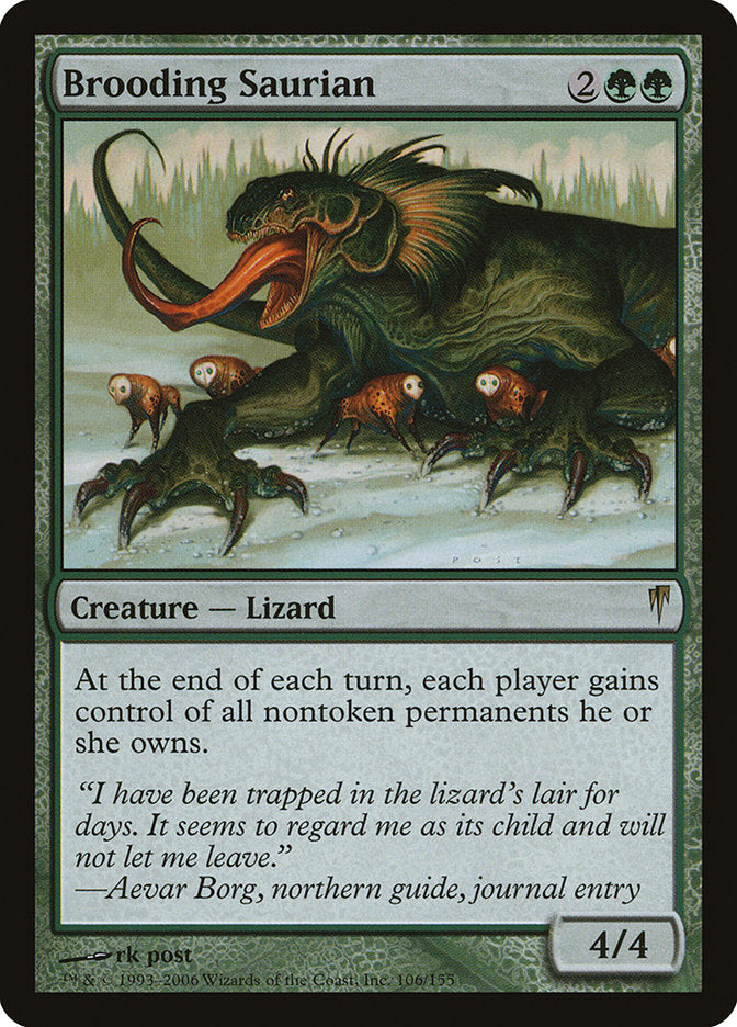 Brooding Saurian - Foil