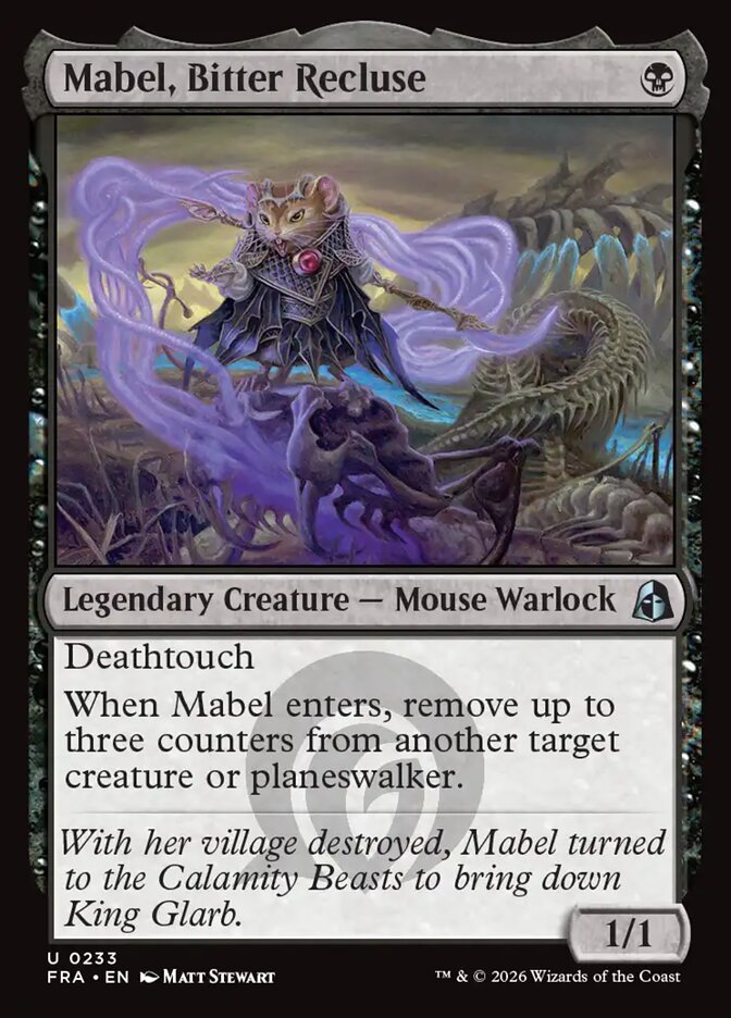 Mabel, Bitter Recluse - Foil