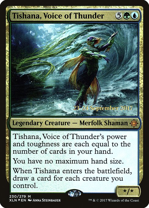 Tishana, Voice of Thunder - Foil - Prerelease Promo