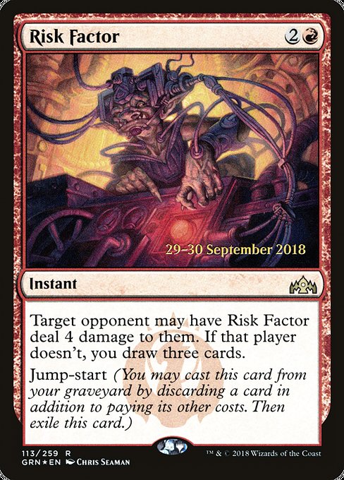 Risk Factor - Foil - Prerelease Promo