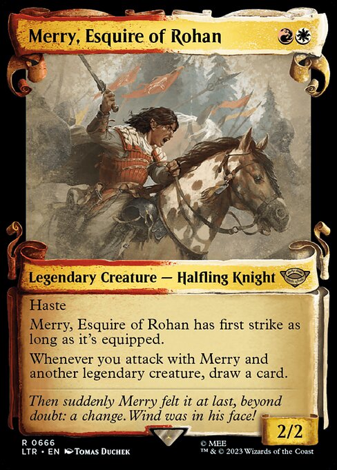 Merry, Esquire of Rohan - Silver Foil