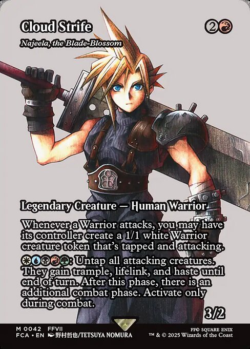 Najeela, the Blade-Blossom (Cloud Strife) - Foil