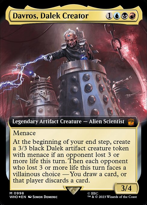 Davros, Dalek Creator - Surge Foil