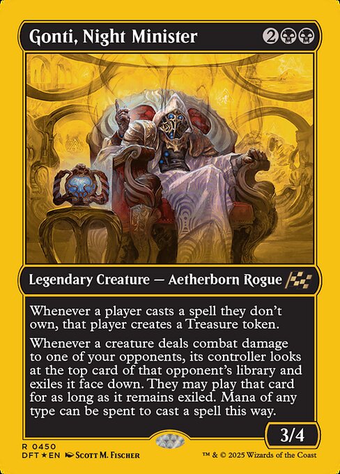 Gonti, Night Minister - First Place Foil