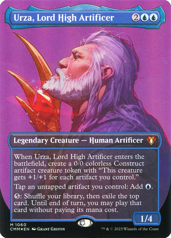 Urza, Lord High Artificer - Textured Foil