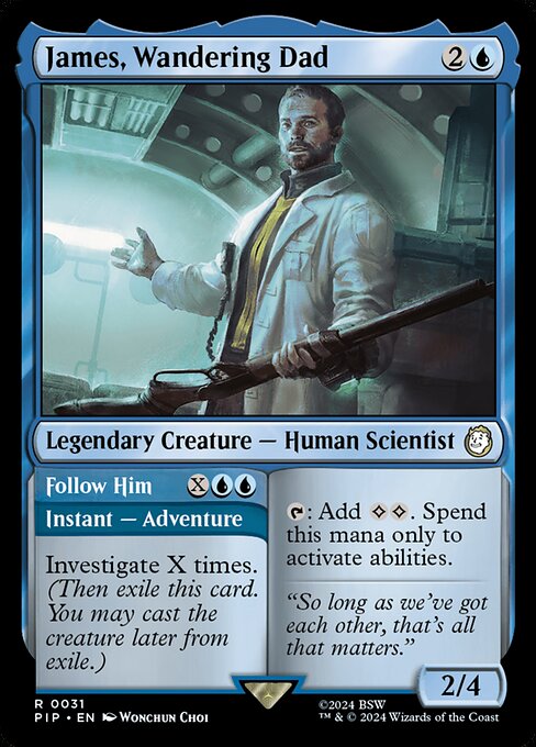 James, Wandering Dad - Foil