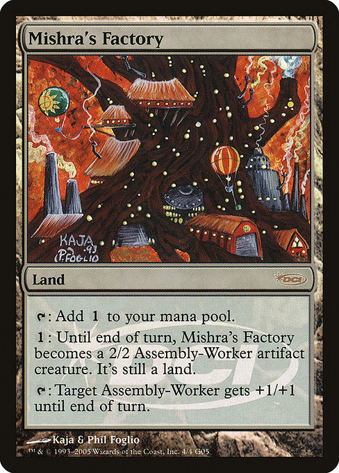 Mishra's Factory - Foil - Judge Promo
