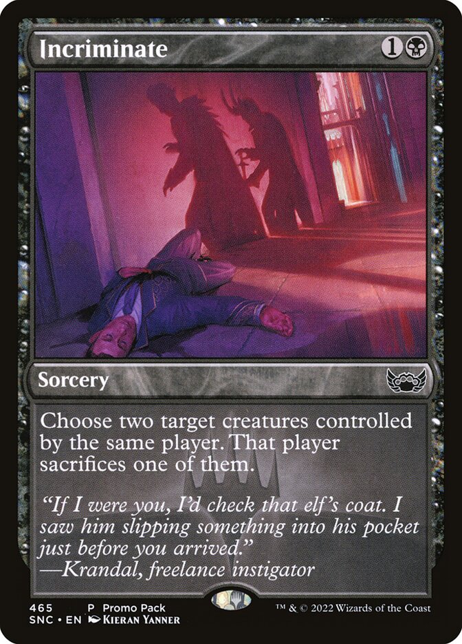 Incriminate - Foil - Promo Pack