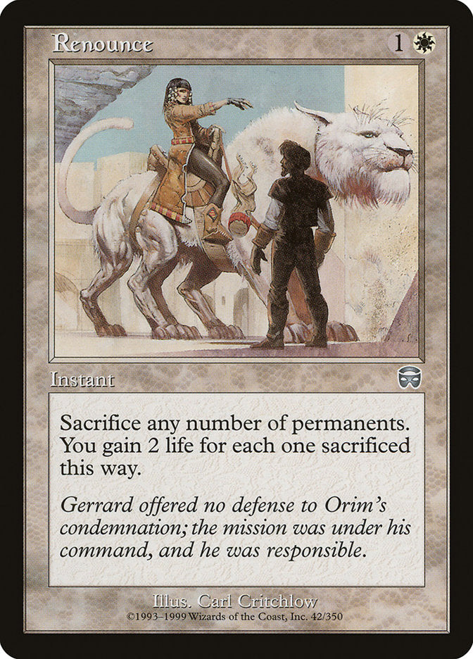 Renounce - Foil