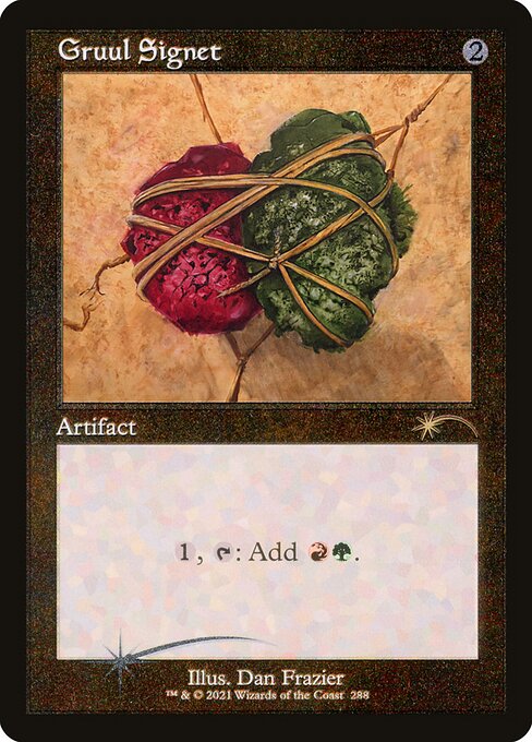 Gruul Signet - Foil Etched