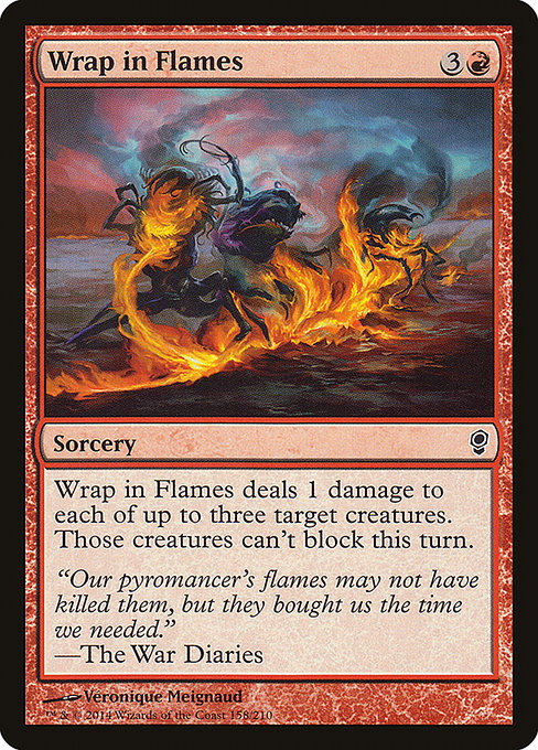 Wrap in Flames - Foil