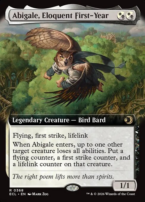 Abigale, Eloquent First-Year - Foil