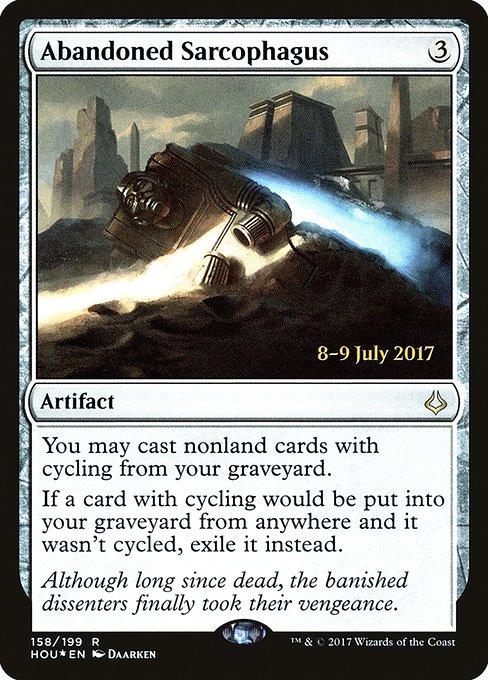 Abandoned Sarcophagus - Foil - Prerelease Promo