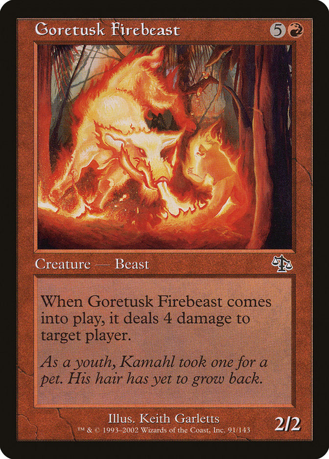 Goretusk Firebeast - Foil