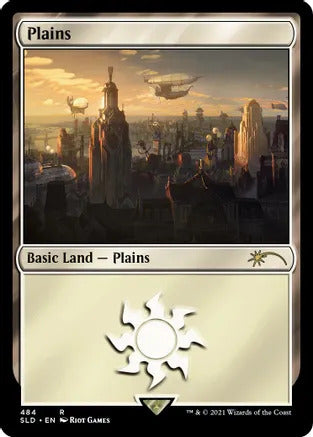 Plains - Arcane x Secret Lair (484) - Foil