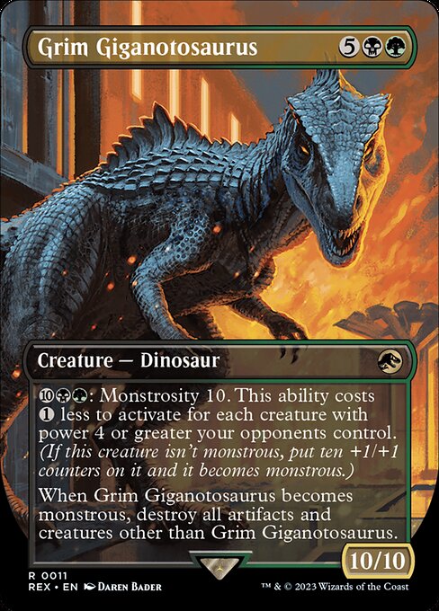 Grim Giganotosaurus - Foil