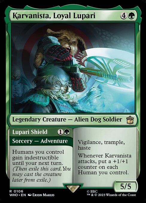 Karvanista, Loyal Lupari - Foil