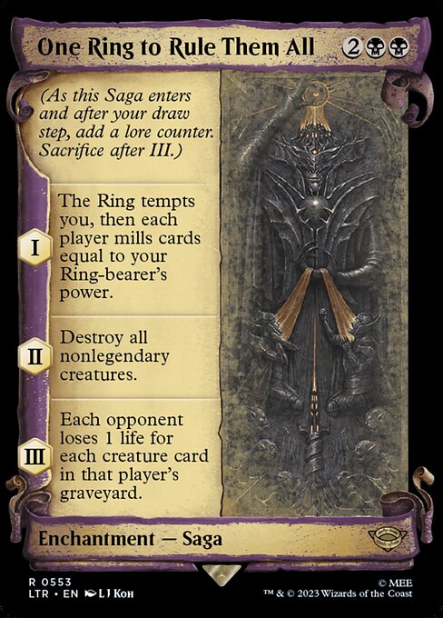 One Ring to Rule Them All - Silver Foil