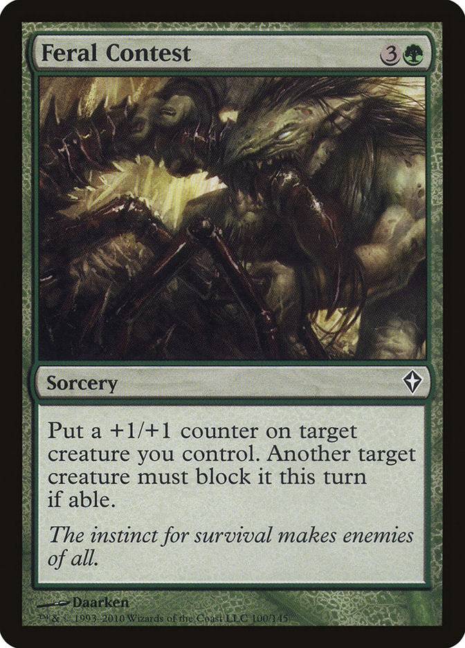 Feral Contest - Foil