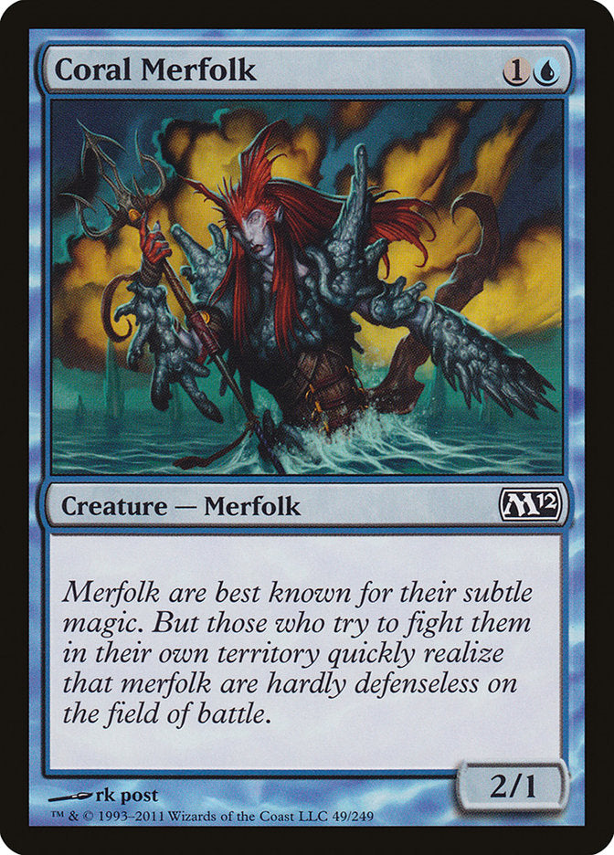 Coral Merfolk - Foil
