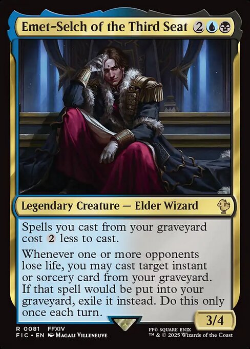 Emet-Selch of the Third Seat - Surge Foil