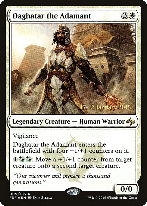 Daghatar the Adamant - Foil - Prerelease Promo