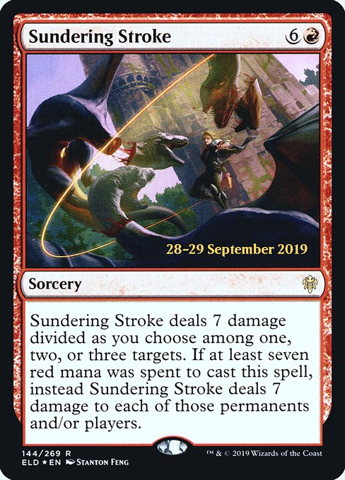 Sundering Stroke - Foil - Prerelease Promo