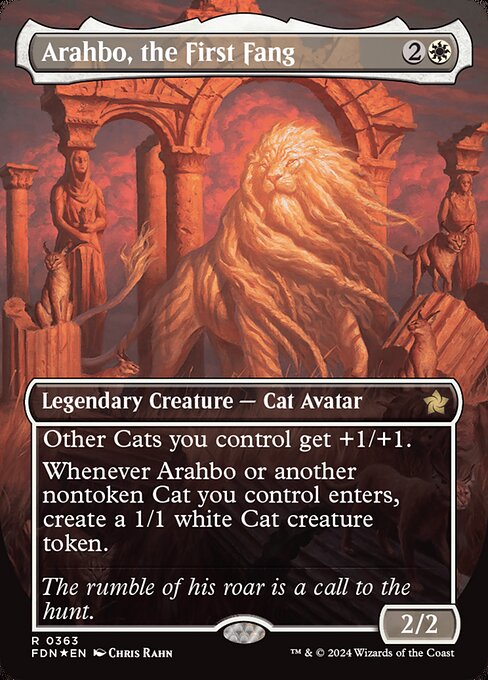 Arahbo, the First Fang - Mana Foil