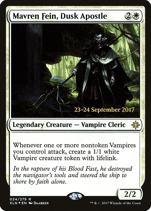 Mavren Fein, Dusk Apostle - Foil - Prerelease Promo