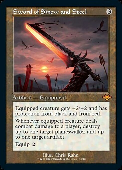 Sword of Sinew and Steel - Foil-Etched