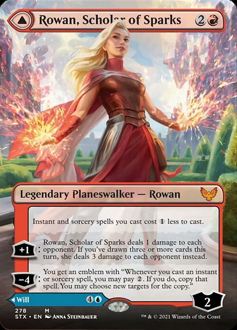 Rowan, Scholar of Sparks - Foil