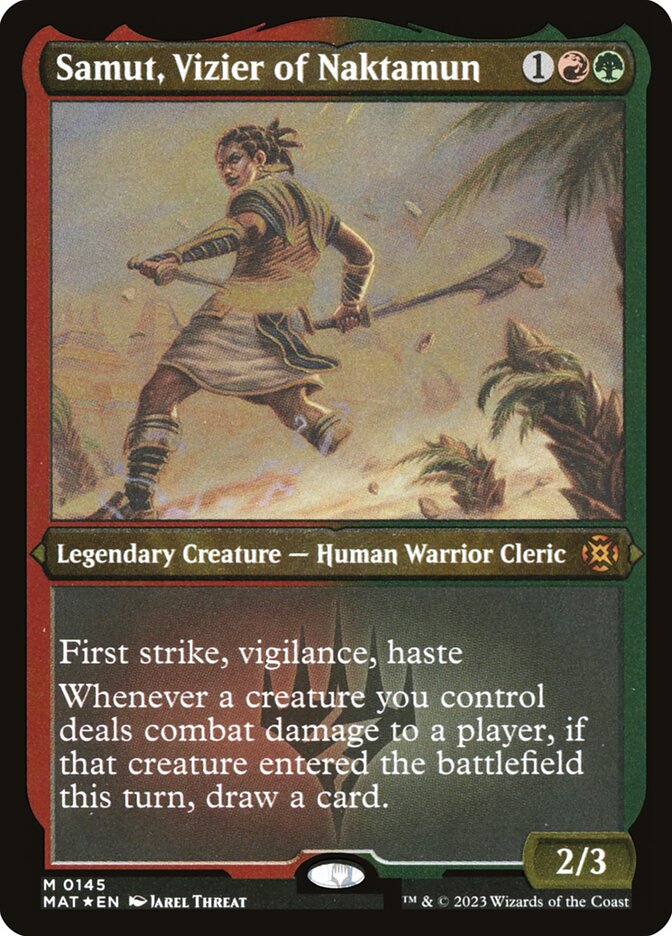 Samut, Vizier of Naktamun - Foil Etched