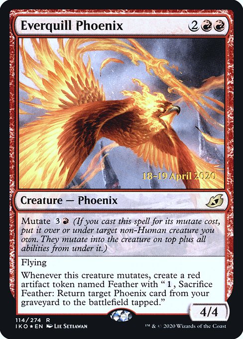 Everquill Phoenix - Foil - Prerelease Promo