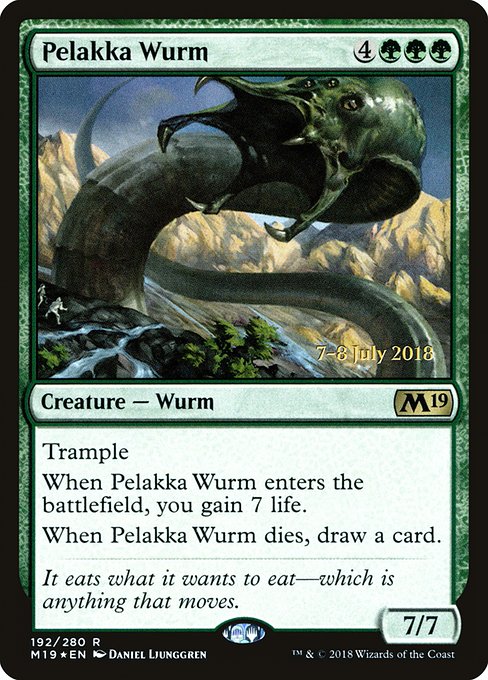 Pelakka Wurm - Foil - Prerelease Promo