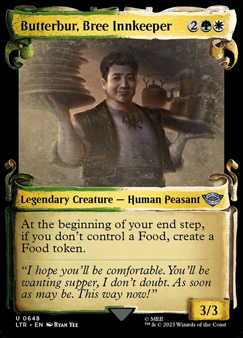 Butterbur, Bree Innkeeper - Silver Foil