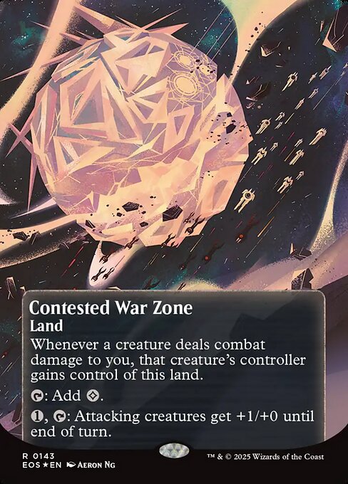 Contested War Zone - Galaxy Foil