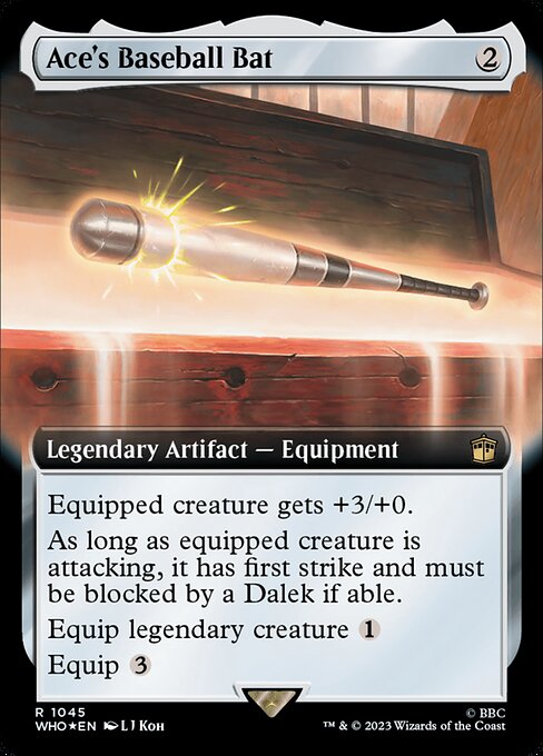 Ace's Baseball Bat - Surge Foil