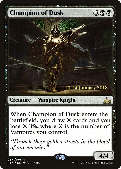Champion of Dusk - Foil - Prerelease Promo