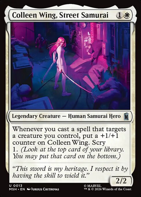 Colleen Wing, Street Samurai - Foil