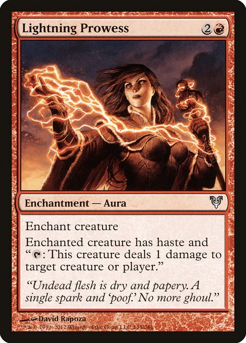Lightning Prowess - Foil