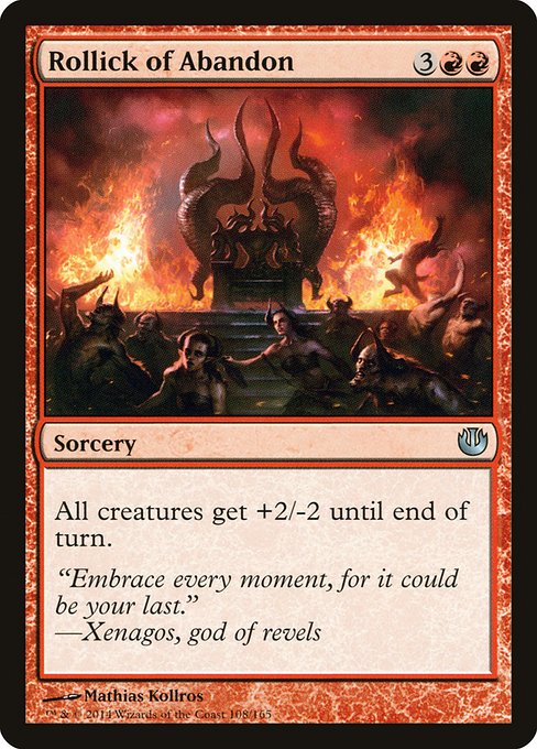 Rollick of Abandon - Foil