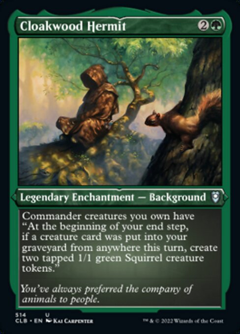 Cloakwood Hermit - Foil-Etched