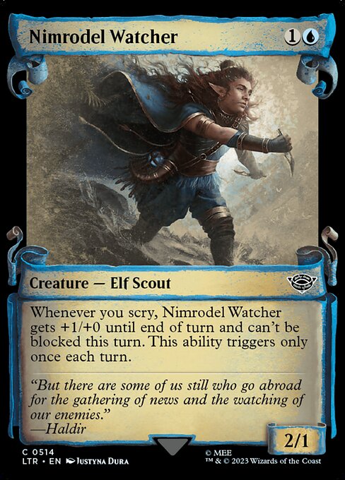 Nimrodel Watcher - Silver Foil